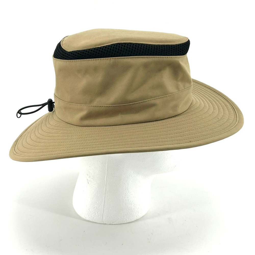 Ozark Trail Men/s Tan Wide Brim Fishing Sun Hat Mesh Vent Adjustable S/M - Picture 4 of 7